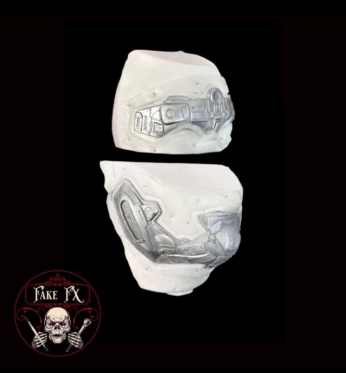 Cyber forehead and jaw set