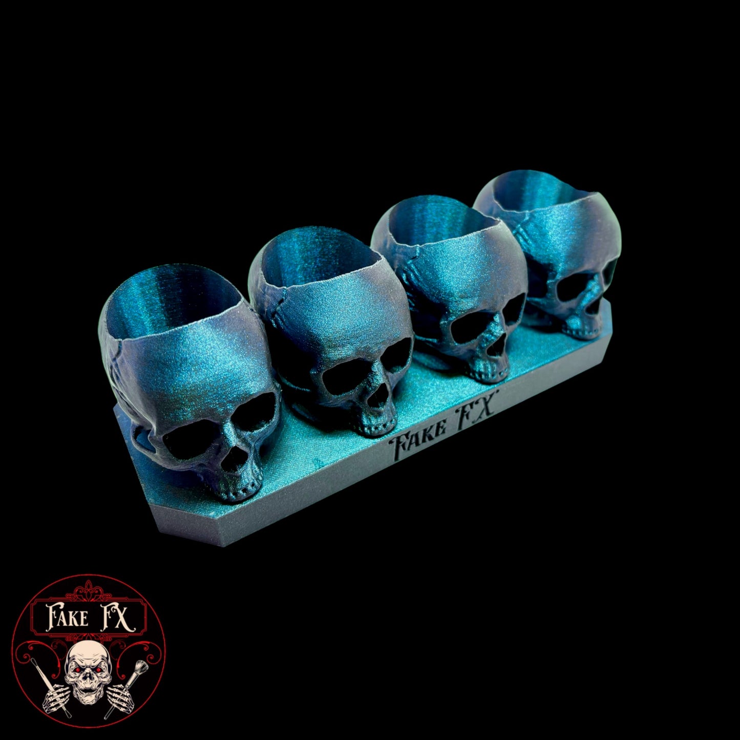 Skull shot cup holder