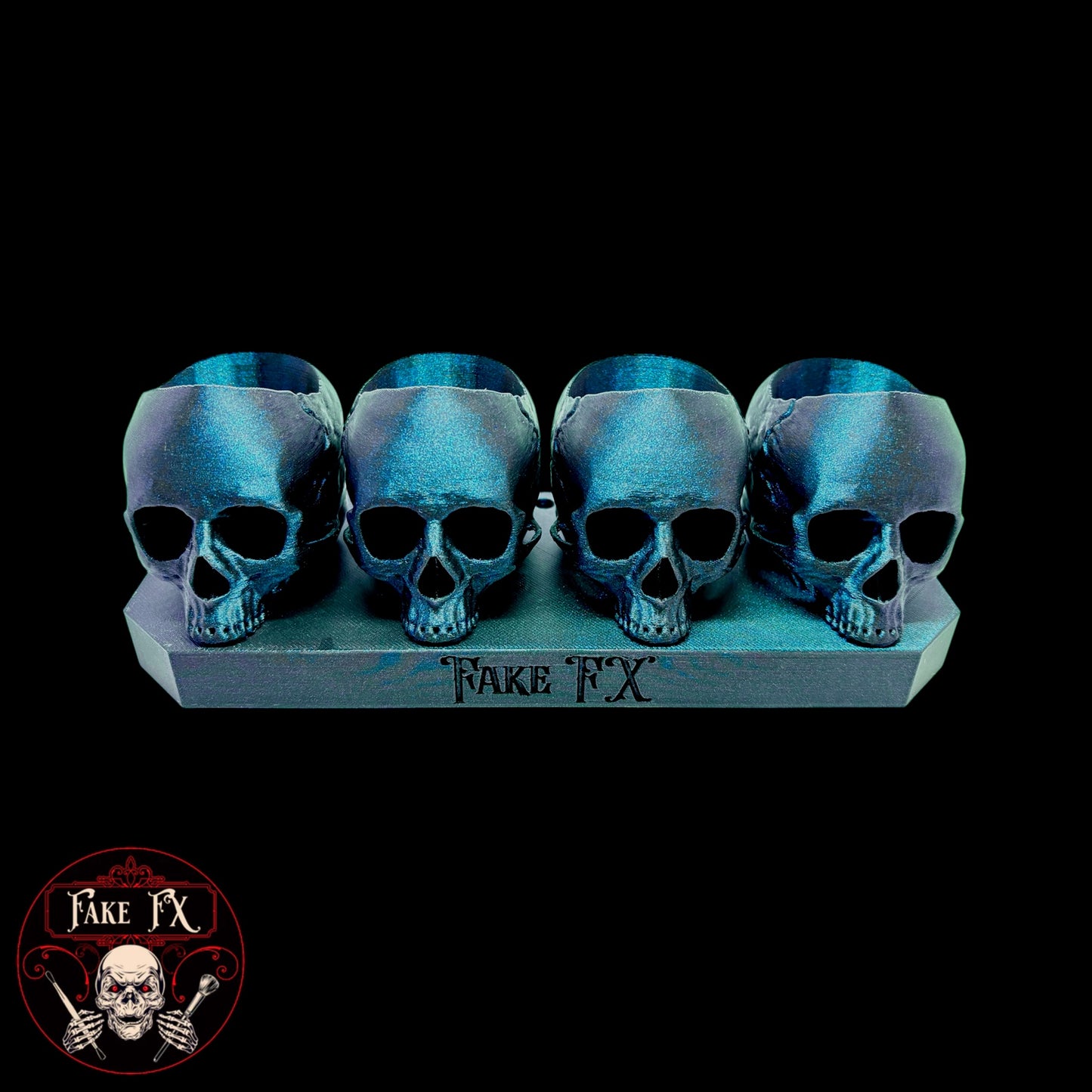 Skull shot cup holder