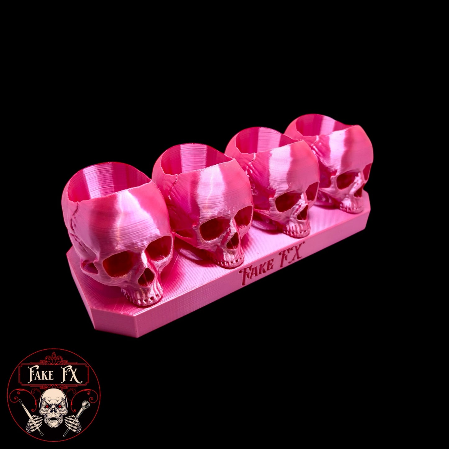 Skull shot cup holder