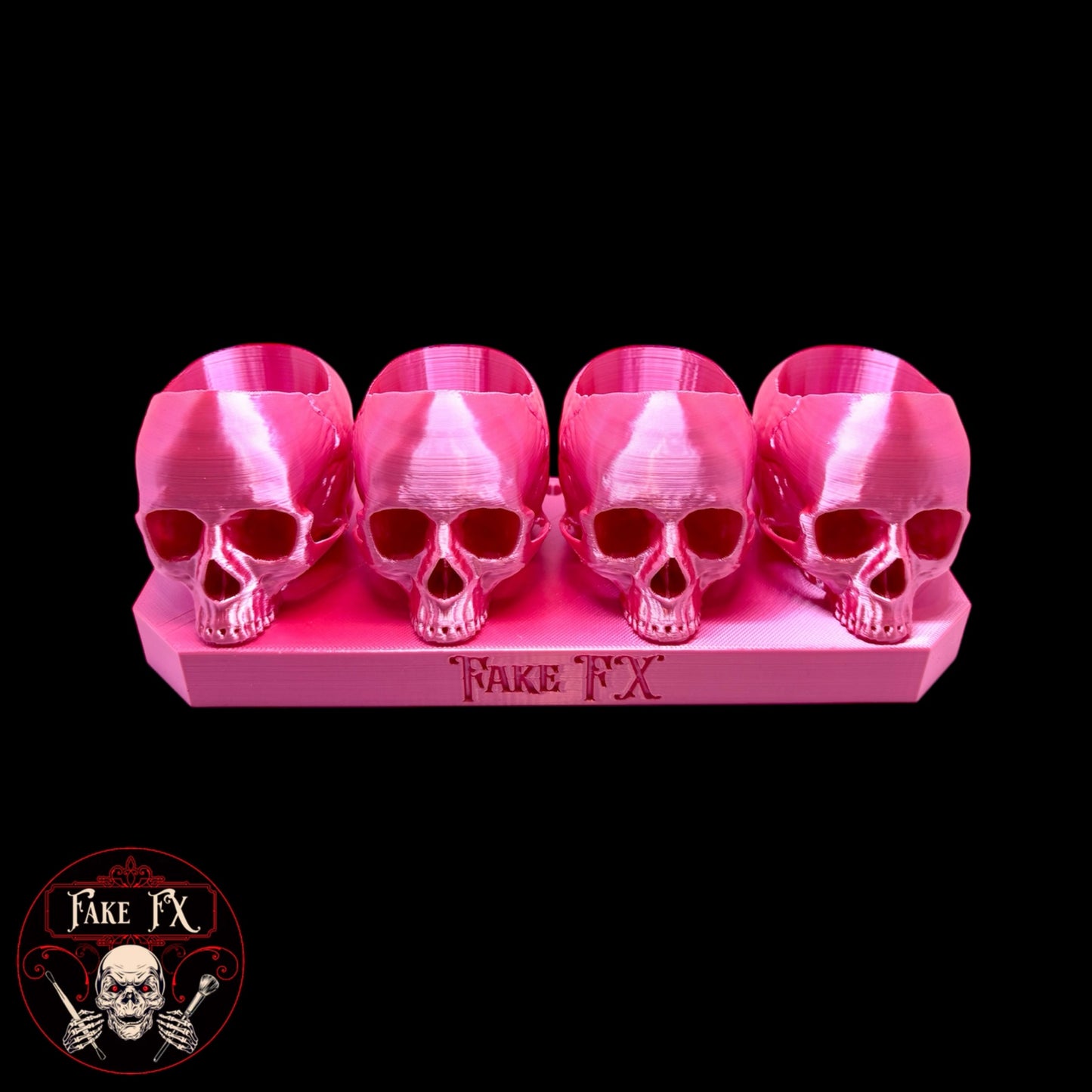 Skull shot cup holder