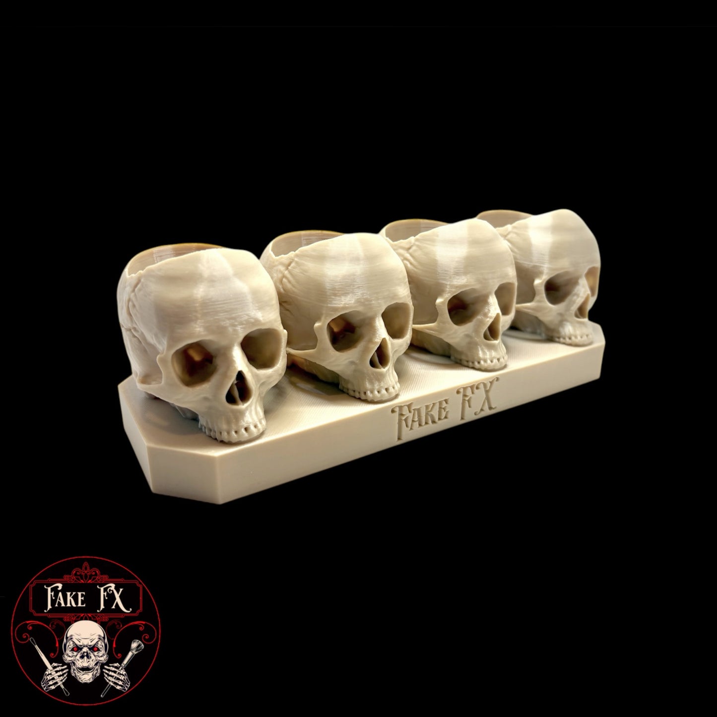 Skull shot cup holder