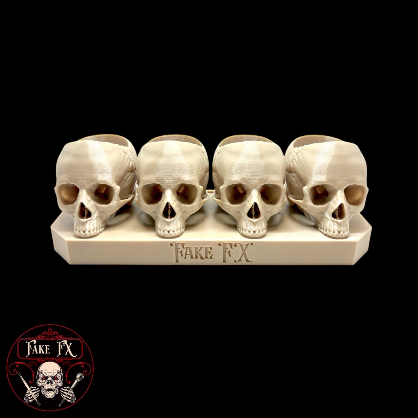 Skull shot cup holder
