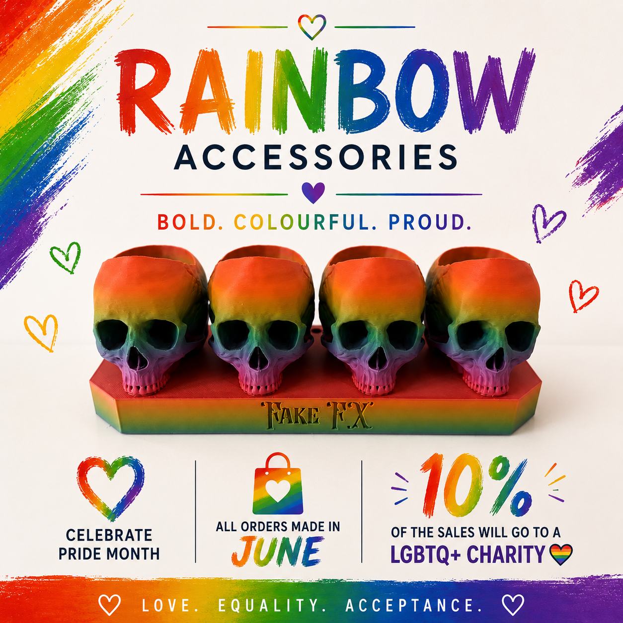 π Rainbow Accessories β Pride Month Edition