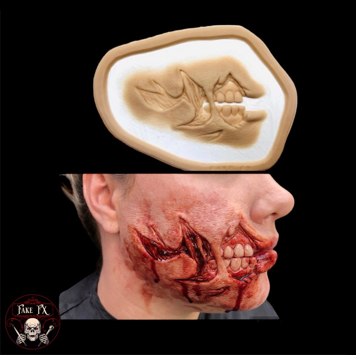Zombie Ripped Mouth