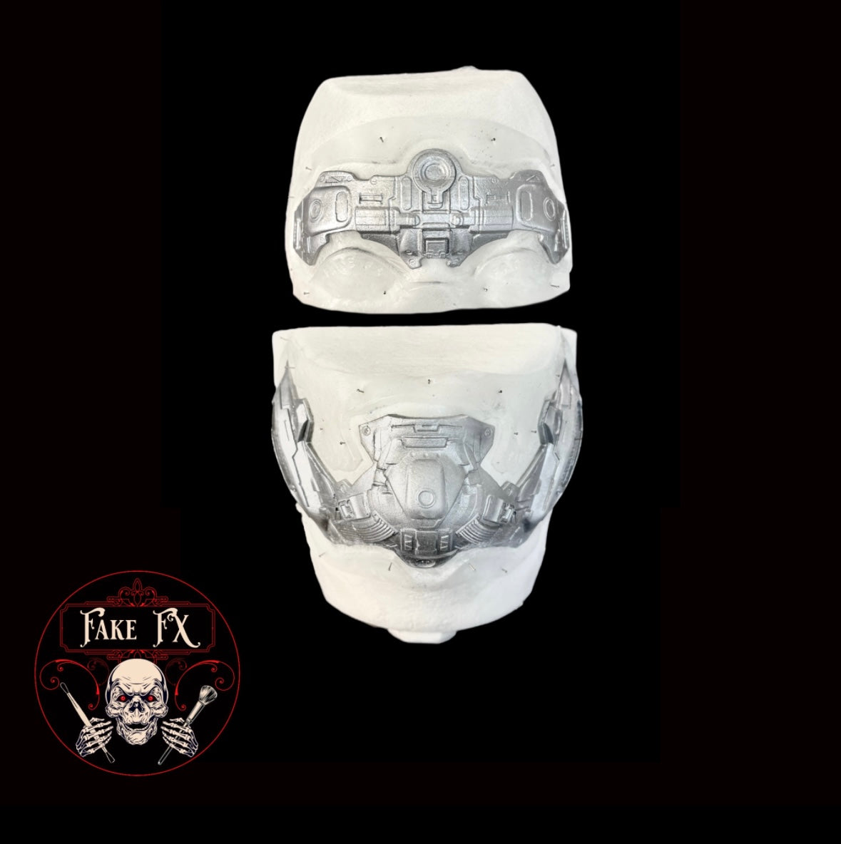 Cyber forehead and jaw set