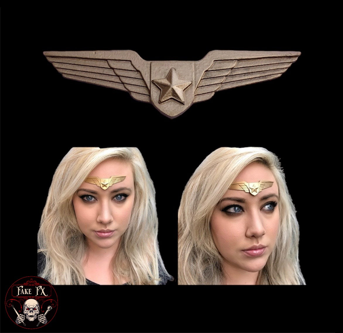 Superhero Forehead Prosthetic Set